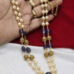 Swarovski and real cz drops handmade mala