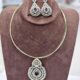 Dimond replica set with hasli Purple Stone