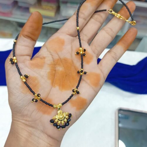 handmade mala with laxmi dolar