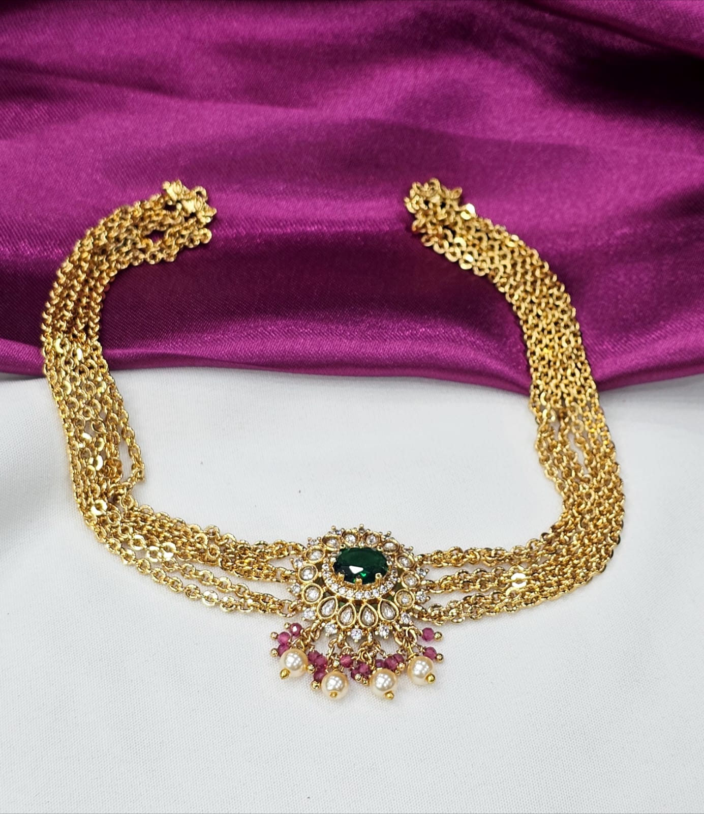 399 Chandraharam choker just 550 - Image 1