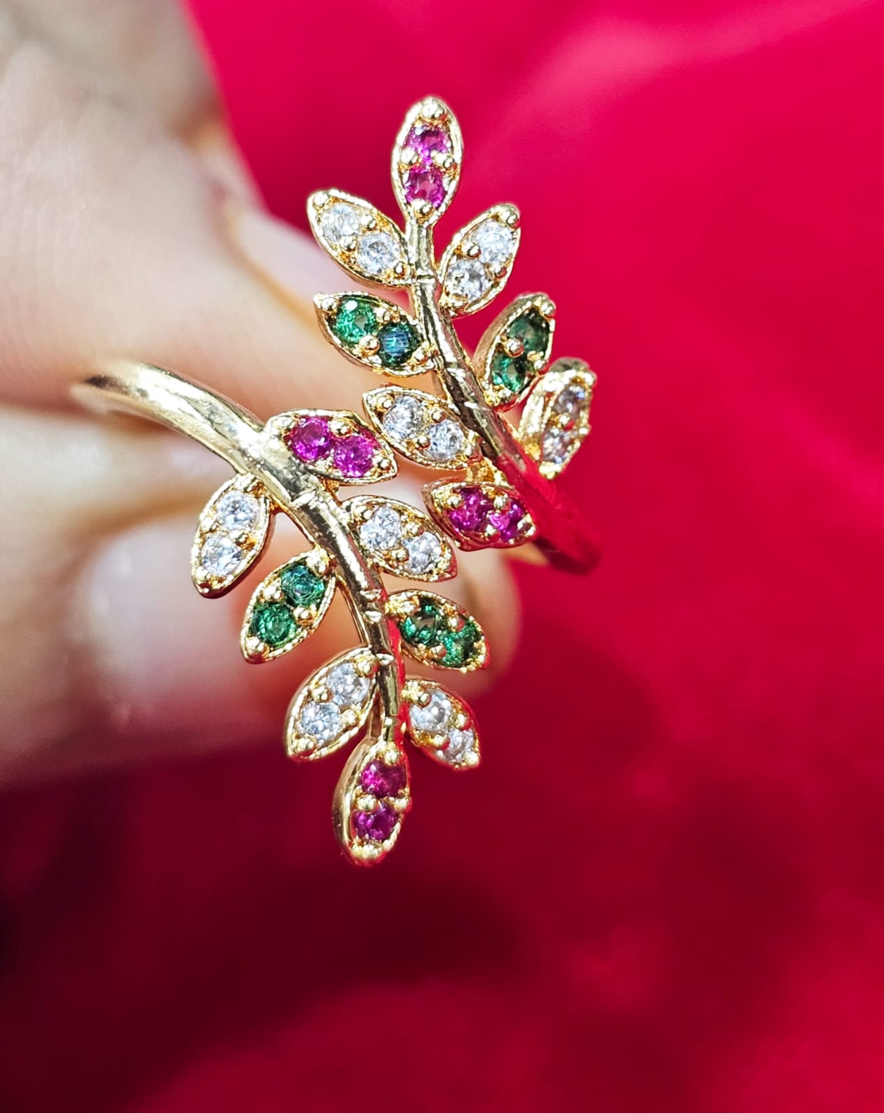 473 Adjustable finger rings with multi just 350 - Image 1