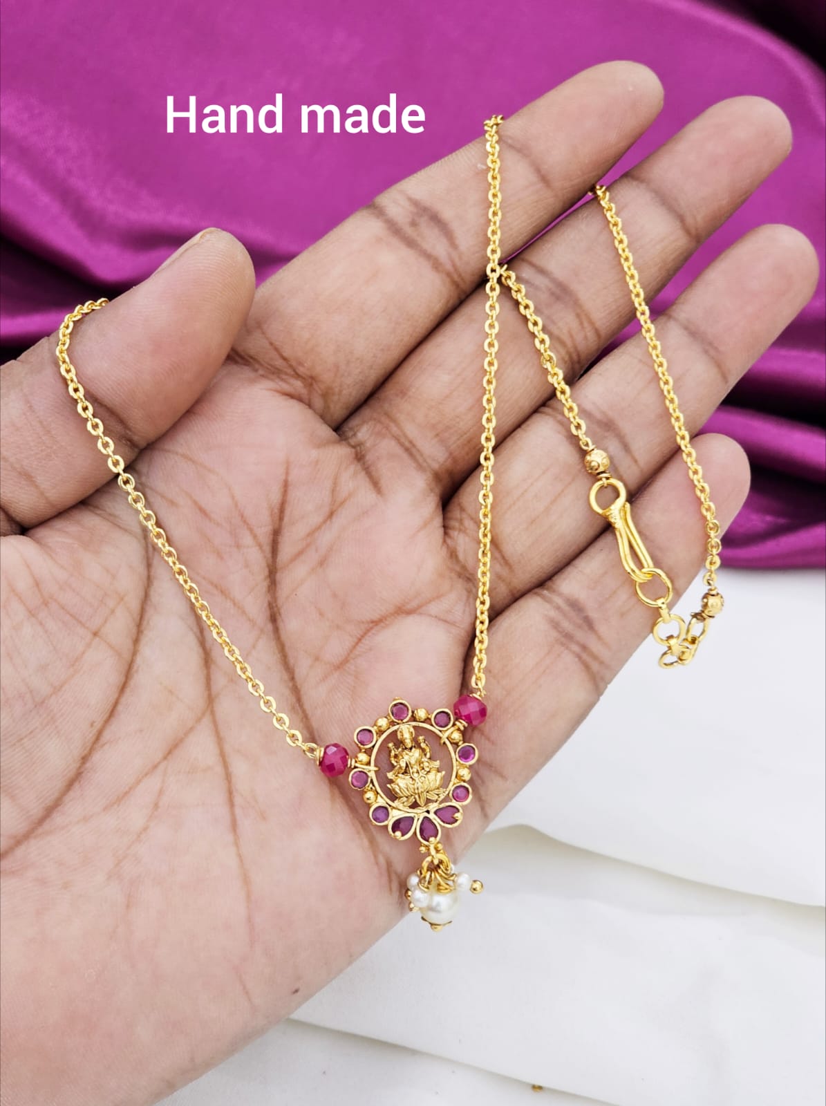 498 Hand made Laxmi chain just 399 - Image 1