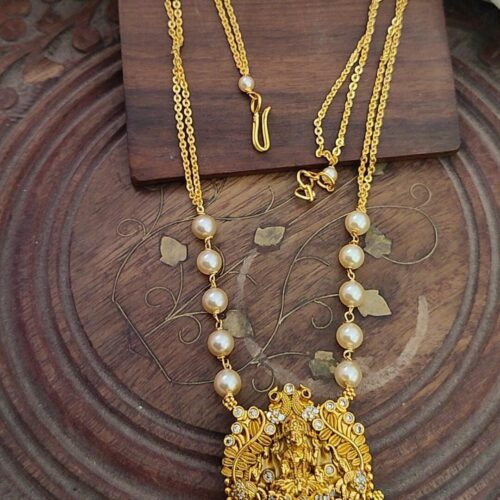 Handmade swaroski laxmi mala just  699