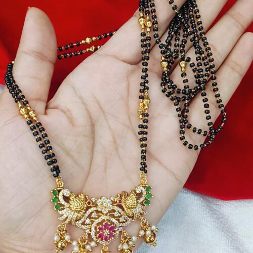 long black beads 26 inches with multi colour just 699