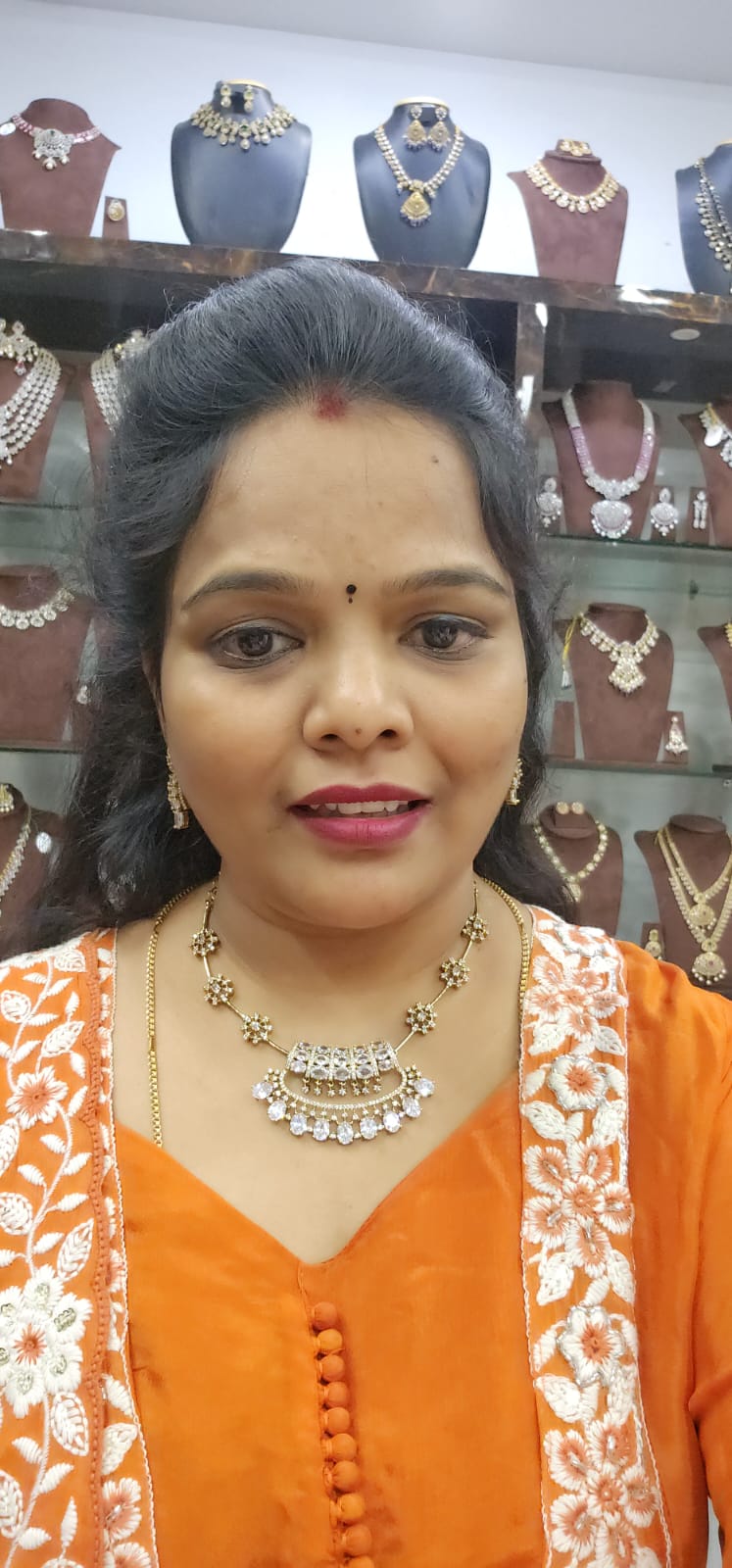 WhatsApp Image 2025-11-09 at 20.25.54_eeb3a926 uncut diamond neck set just 1299 - Image 1