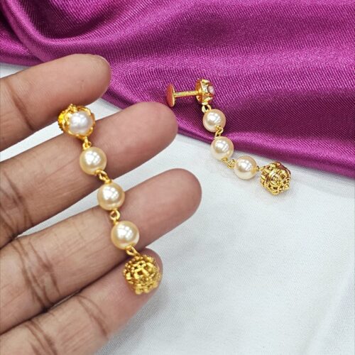 Swarovski  handmade hangings With nakshi ball micro polish just 350