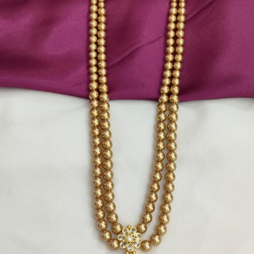 Golden Swarovski handmade mala