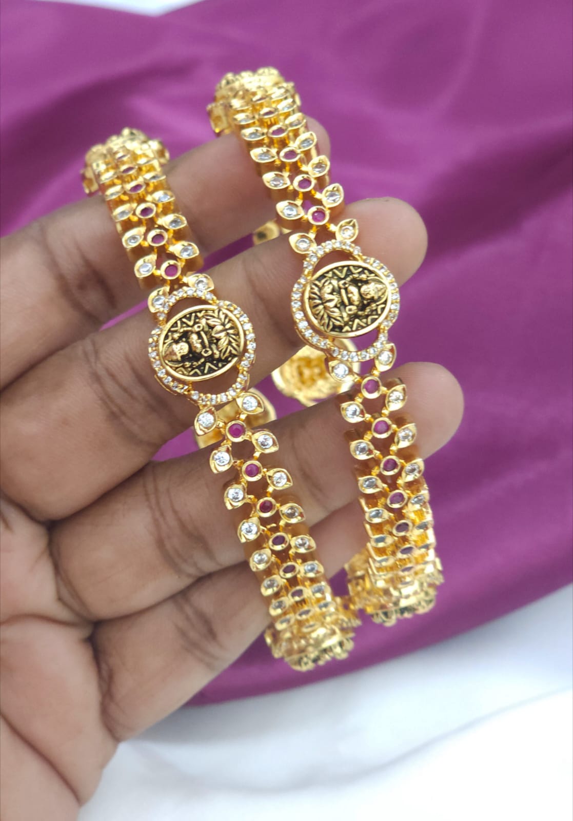 ac647 Designer bangles 950 free shipping please mention size in note - Image 1