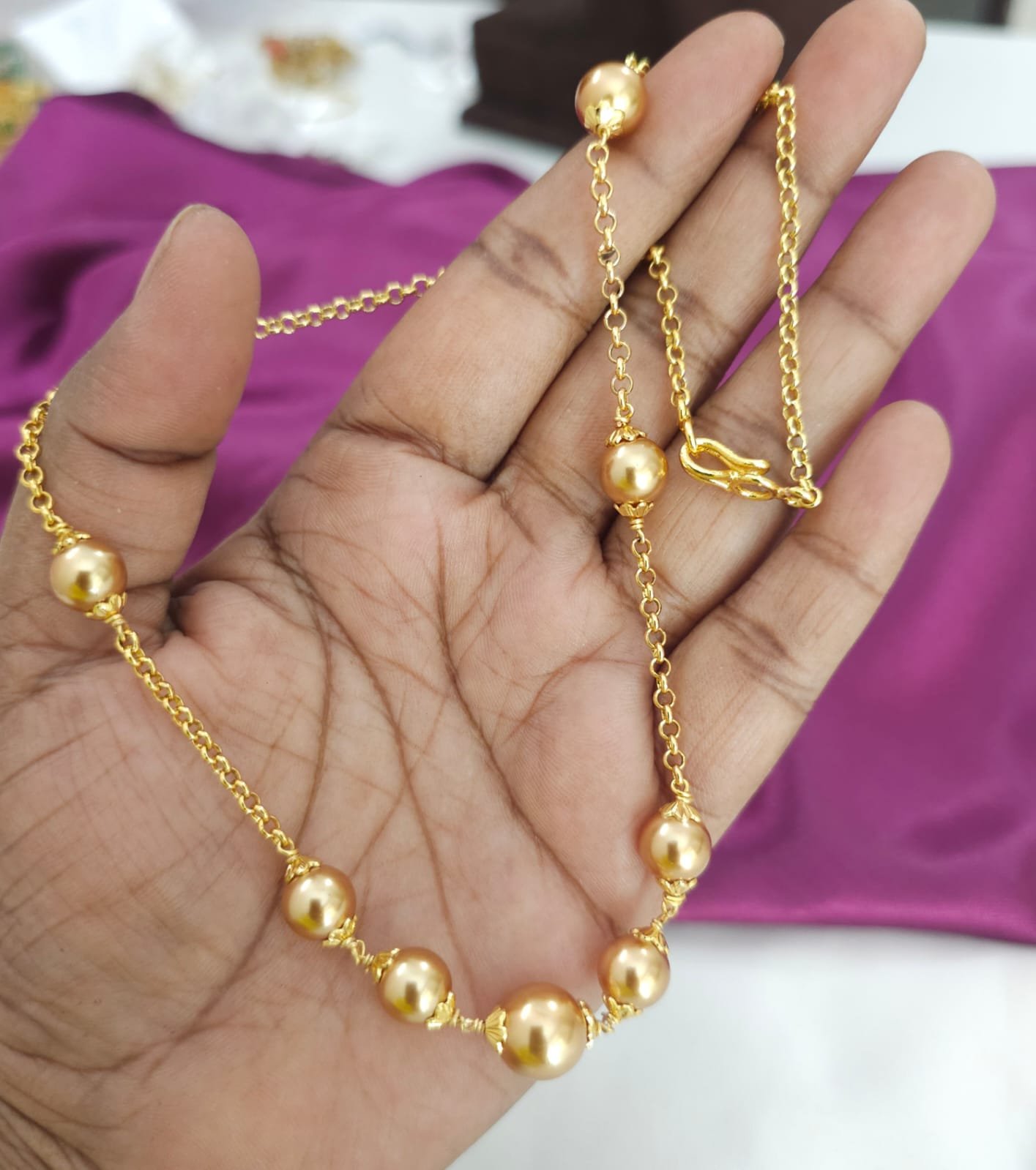 2026/01/1000270858-1.jpg Handmade golden Swarovski Mala 450 free shipping - Image 1