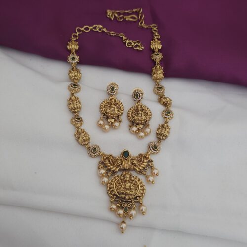 Nakshi antique neck set