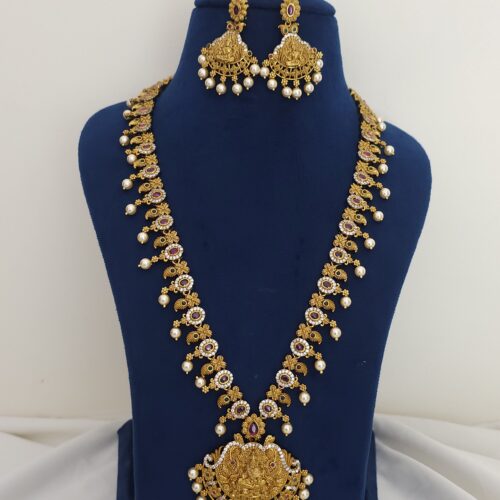 Antique gold long haram