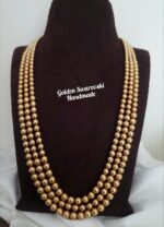 Beautiful golden Swarovski handmade ration 3 lines Swarovski Mala