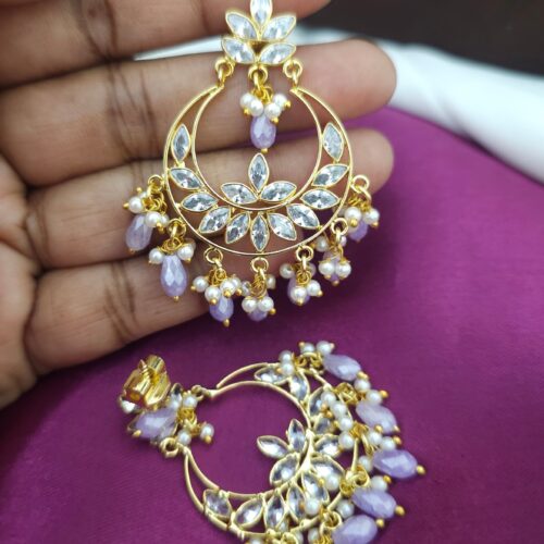 Polaki purple stone hangings 14 carat replica 850 free shipping Copy Copy