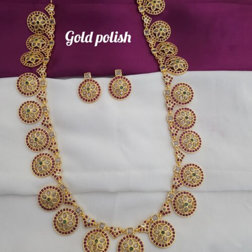 Premium gold polish bottu mala long 1599 free shipping