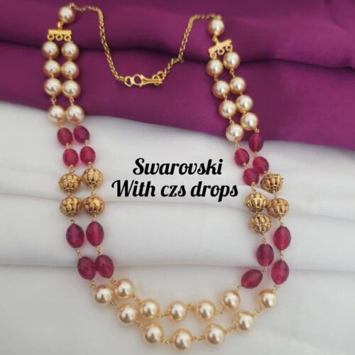 Handmade golden Swarovski nakshi balls 799 free shipping