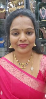 Temple jewelry neck set with meenakari work 1499 free shipping