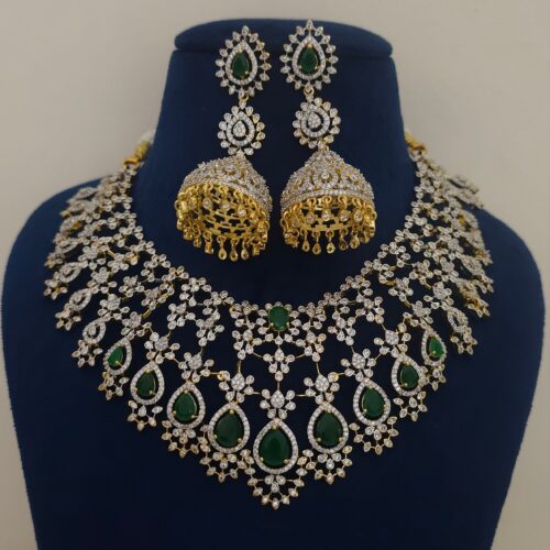 Dimond replica green neck choker 3350 free shipping