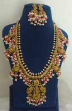 Desighner heavy nakshi neck set customized with guttapusalu and tiwan pagadam 3250 free shipping - Image 2