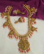 Desighner heavy nakshi neck set customized with guttapusalu and tiwan pagadam 3250 free shipping