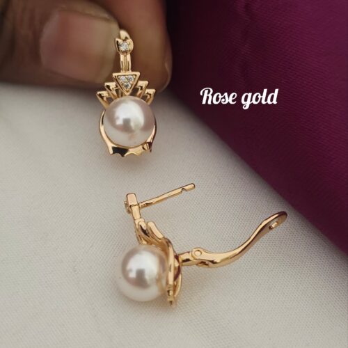 Rose gold eartops 450 free shipping