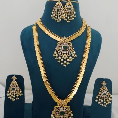 Combo Laxmi ammavari set 2399 free shipping Green colour