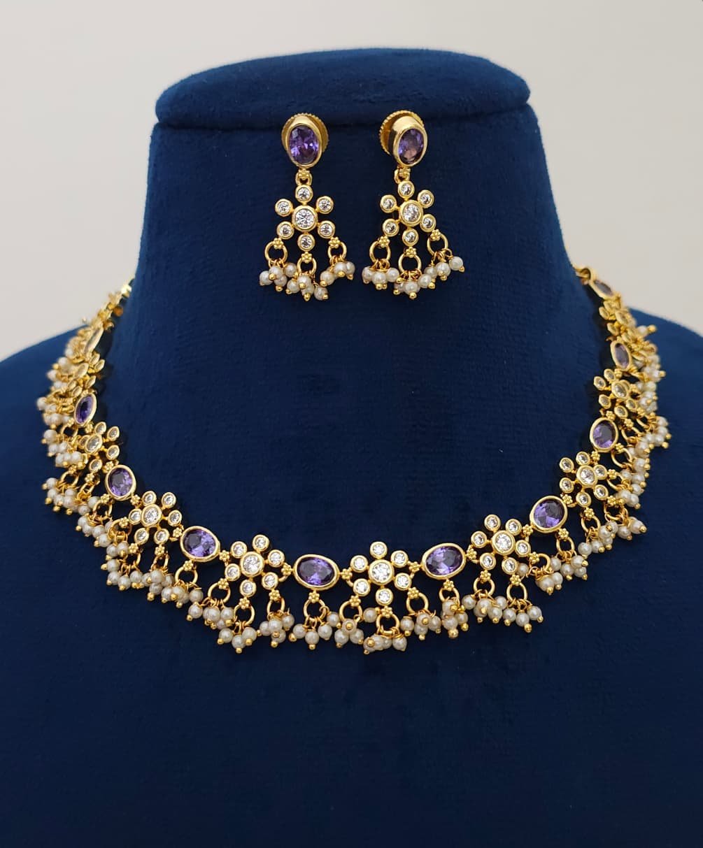 2026/02/2939343.jpg Gold polish neck set 1250 free shipping - Image 1