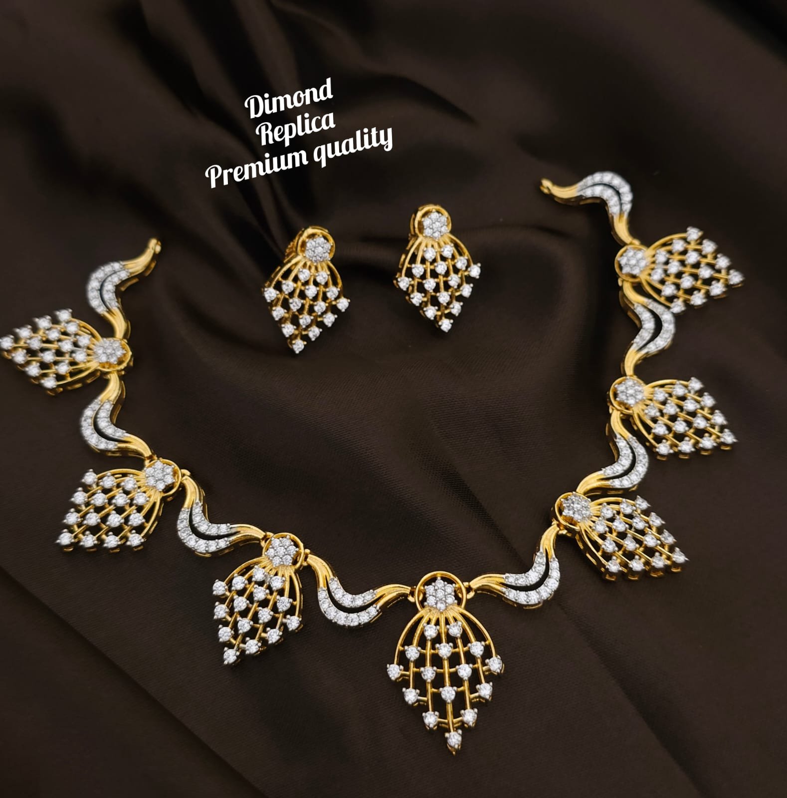 2026/02/3008154.jpg Premium quality Dimond replica neck set 1299 free shipping - Image 1
