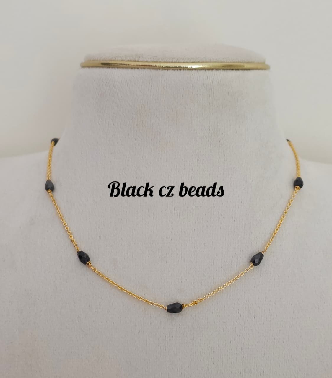 2026/02/IMG-20260214-WA0040.jpg Real cz beads Mala with black colour 450 free shipping - Image 1