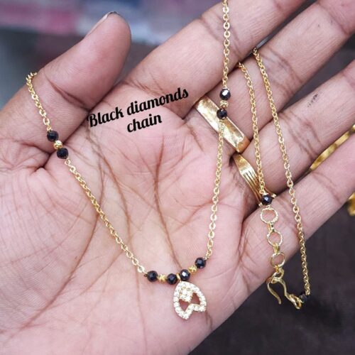 Black diamonds customized chain 399