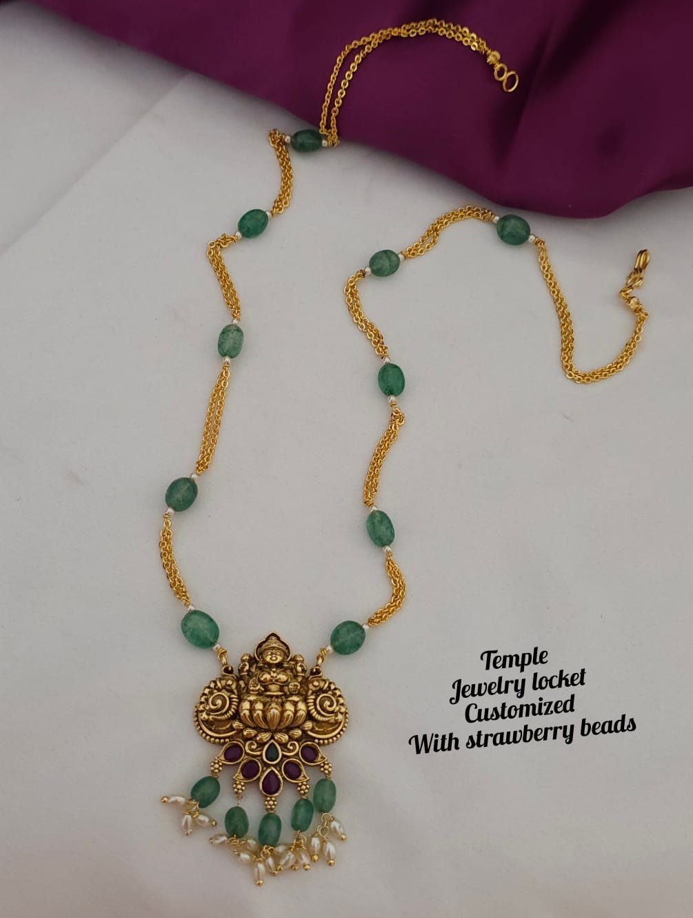 2026/02/IMG-20260222-WA0017.jpg Temple jewelry locket customized with strawberry beads 950 free shipping - Image 1