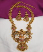 Premium quality nakshi long gajalakshmi ammavaru set 4555  free shipping - Image 2