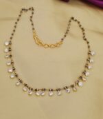 Hand made kattutheega grey black dimonds with polki drops 1099 free shipping - Image 2