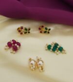 Jadau kundan interchangeable real beads studs 699 free shipping - Image 2