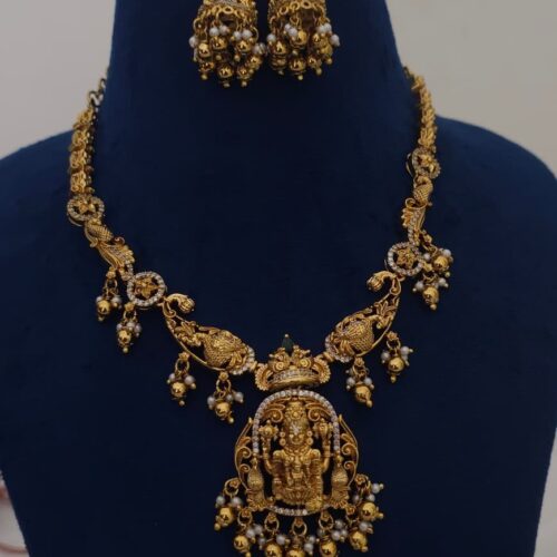 Nakshi venkateswara swamy neck set actual price 1599  u gadhi offer 1450 free shipping