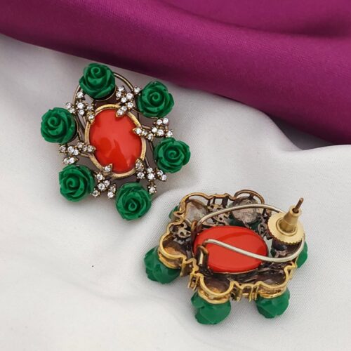Rose flower studs 650 free shipping