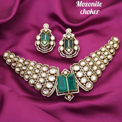 Desighner mozonite neck choker 2900 free shipping