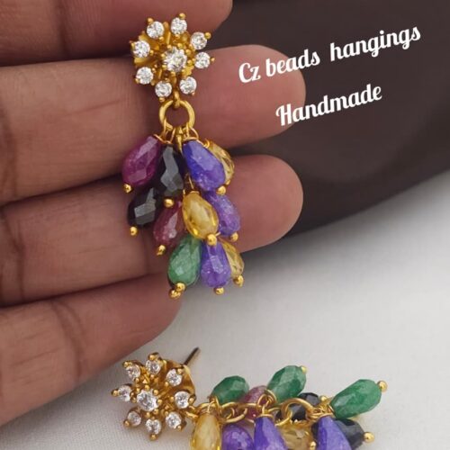 Cz beads hangings 599 free shipping