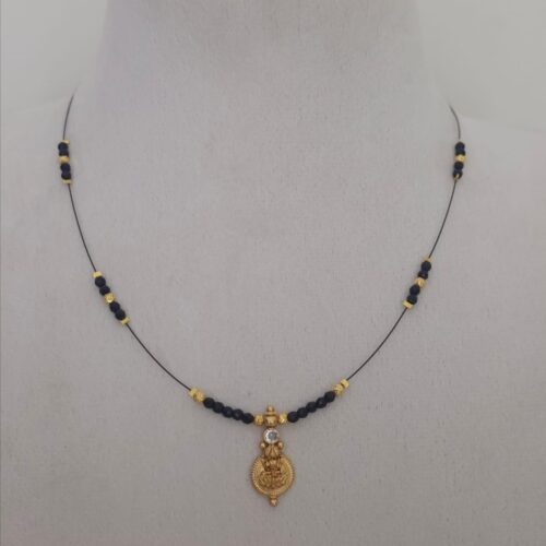 Handmade  invisible chain withLaxmi ammavari locket 399 free shipping