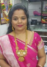 Premium quality nakshi long gajalakshmi ammavaru set 4555  free shipping