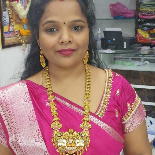 Premium quality nakshi long gajalakshmi ammavaru set 4555  free shipping