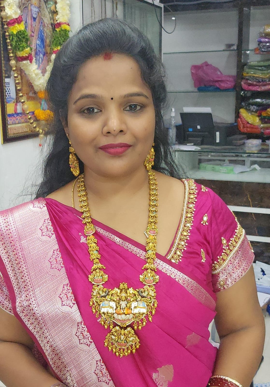 2026/03/IMG-20260314-WA0020.jpg Premium quality nakshi long gajalakshmi ammavaru set 4555 free shipping - Image 1