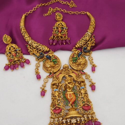 Nakshi krishna set kante 2500  free shipping