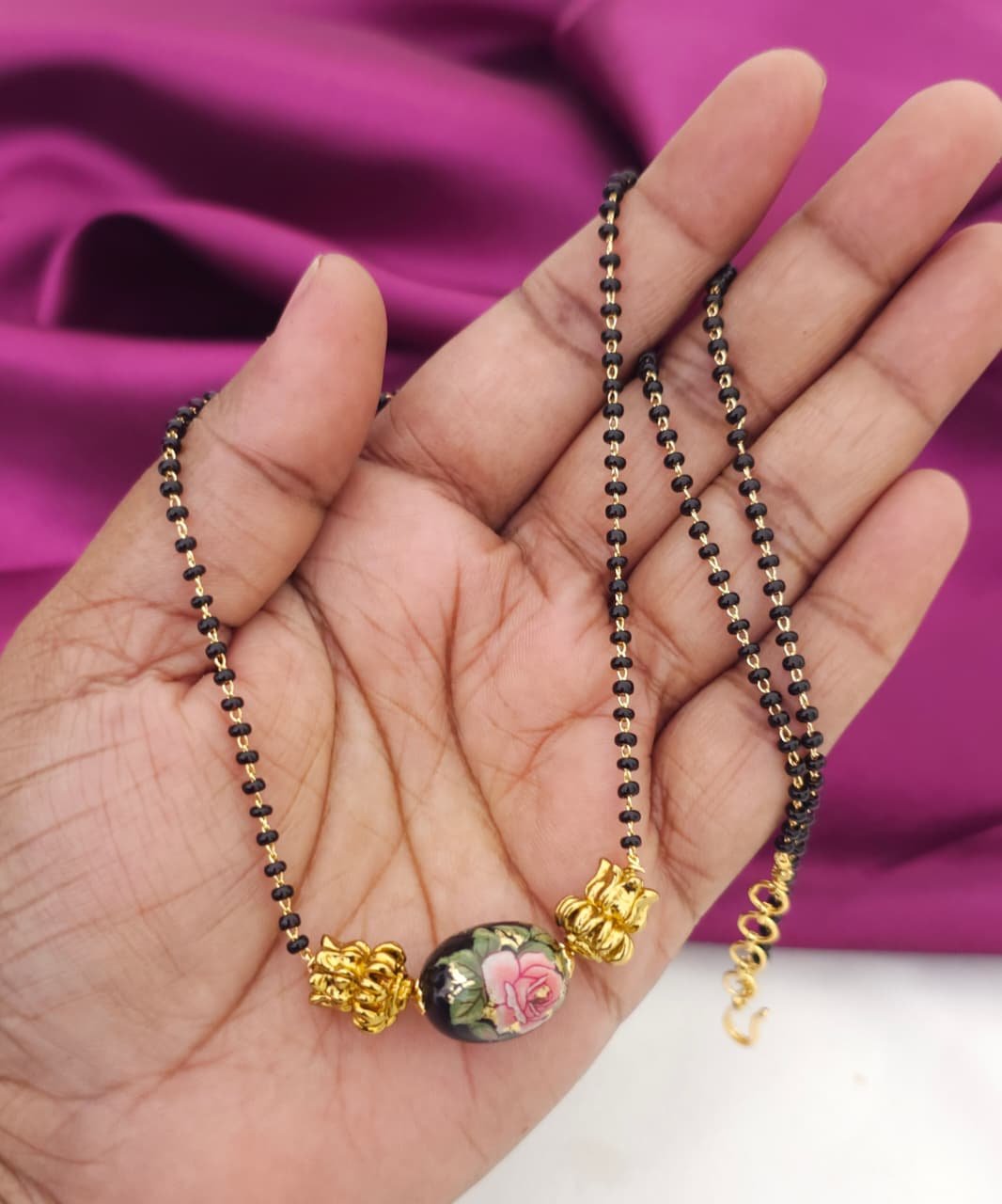 2026/03/IMG-20260315-WA0035.jpg Black beads with jaipur ball 399 free shipping - Image 1