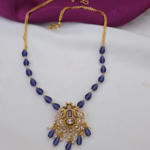 Real cz drops Mala with locket 799 free shipping