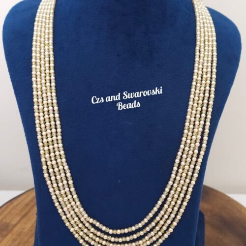 Handmade rani Haram Swarovski Mala and czs  beads 2450 free shipping