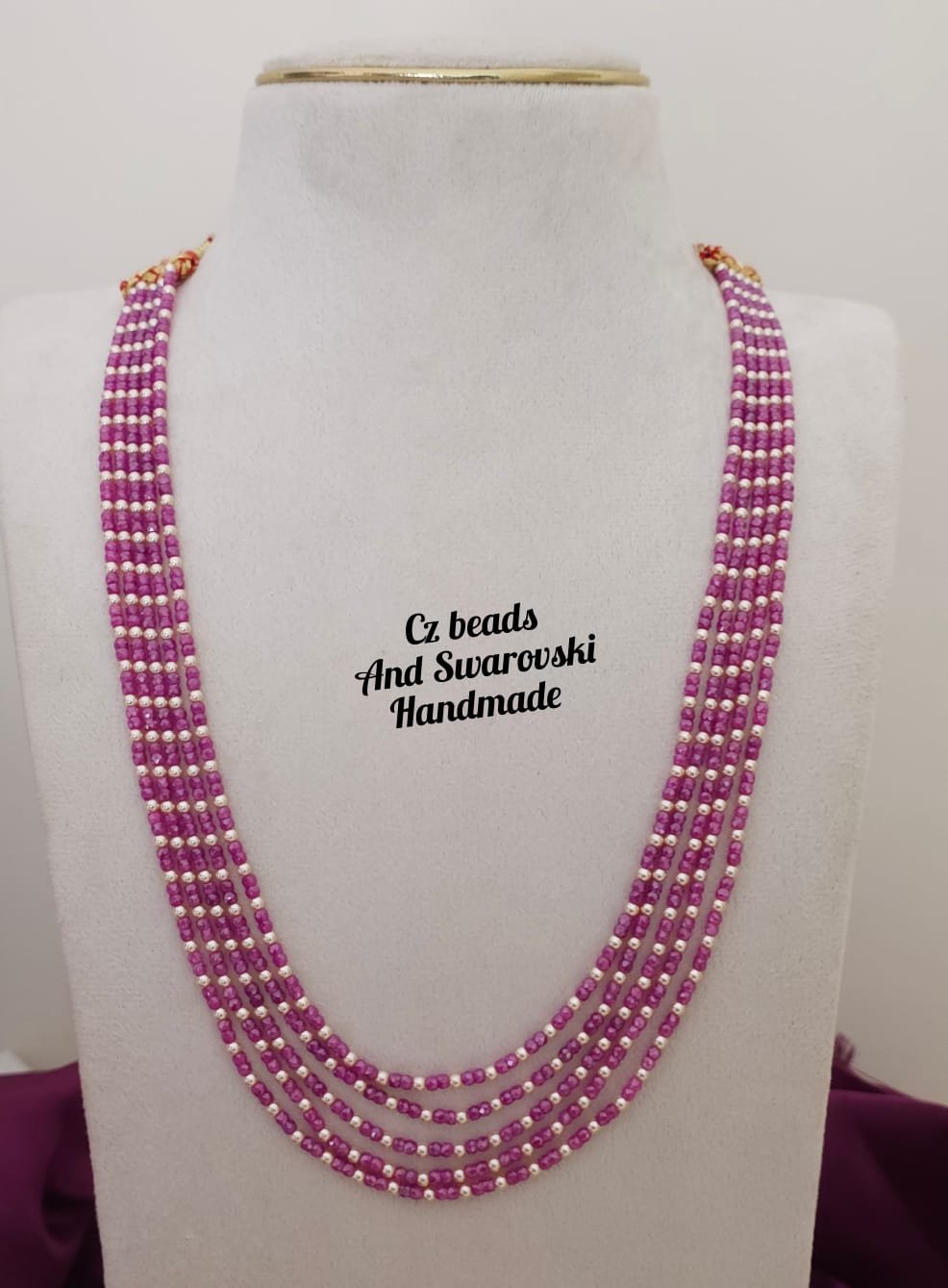 2026/03/IMG-20260322-WA0032.jpg Cz beads and Swarovski Mala handmade 2450 free shipping - Image 1