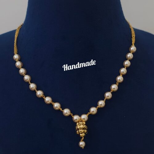 Handmade Swarovski Mala with nakshi ball 550 free shipping