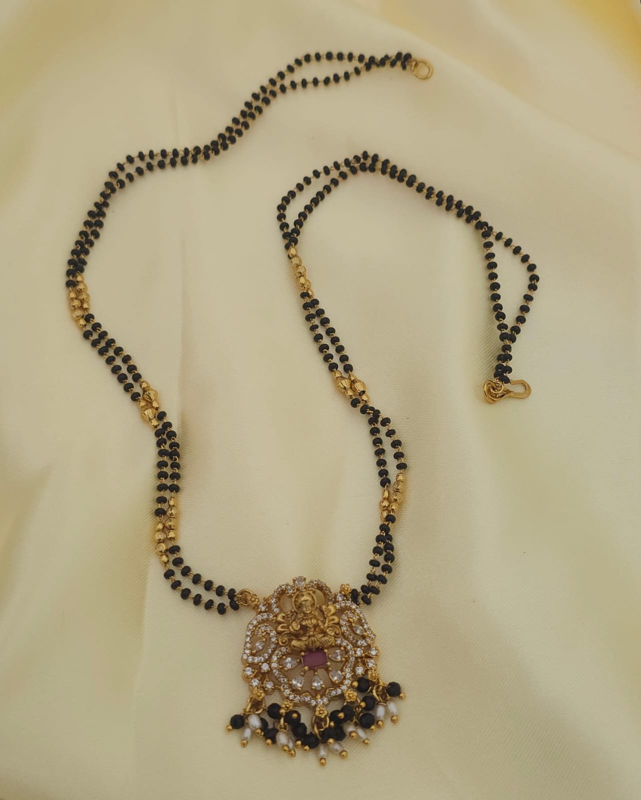 2026/03/IMG-20260323-WA0674.jpg Pink stone Laxmi ammavari locket 550 free shipping - Image 1