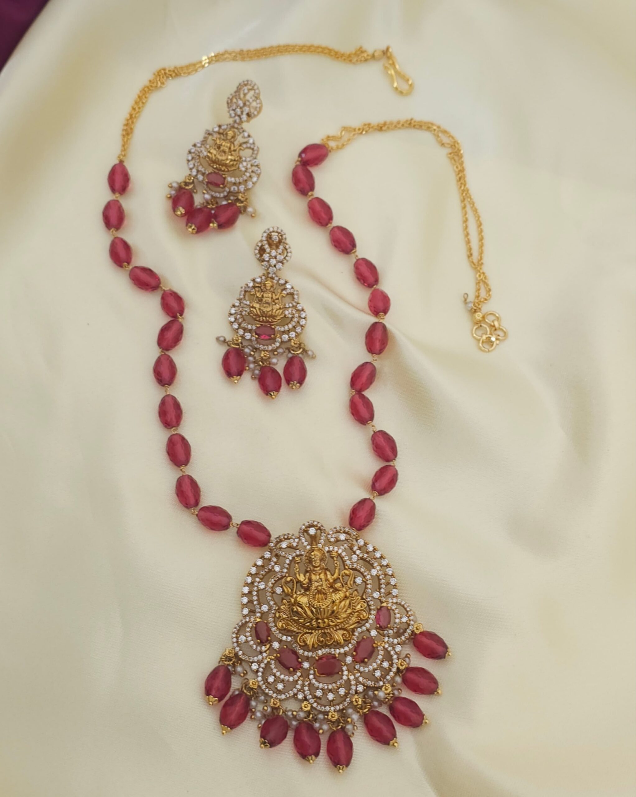 2026/03/IMG-20260323-WA0844-scaled.jpg Handmade Mala customized with pink cz drops 1899 free shipping - Image 1