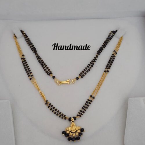 Handmade Black beads gold copy 550 free shipping